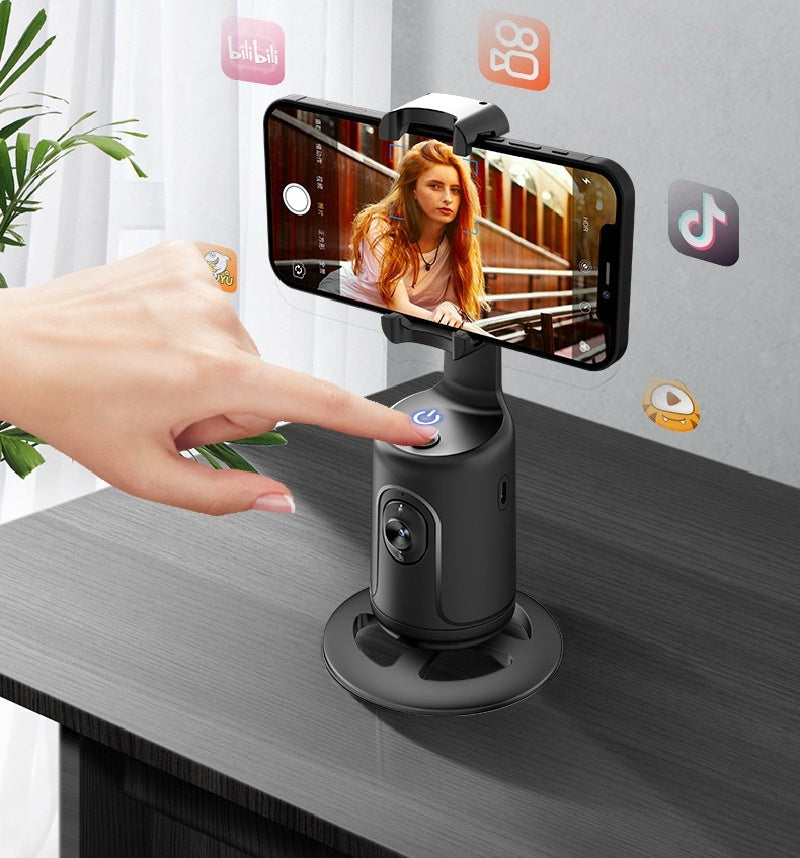 360° AI Face Tracking Gimbal – Smart Phone Stabilizer for TikTok, Vlog & Live Streaming
